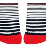 CONDOR - CALCETINES 3404-4 480 INVISIBLES CON LISTAS IRREGULARES (MARINO)