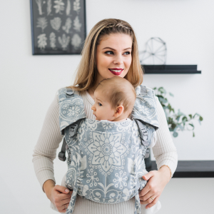 Portabebés Be Lenka Mini - Folk - Gris